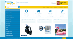 Desktop Screenshot of bazenyshop.cz